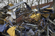 Schrott und Metallteile zum Recycling