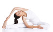 exercising yoga