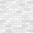 Seamless vector white brick wall - background pattern for contin