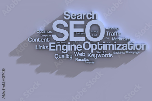 Illustration: SEO Tag-Cloud SEO Tag-Cloud