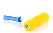 bright paint roller isolated on white bright paint roller isolated on white