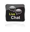 Live Chat Button schwarz