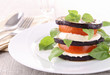 A fényképek részletei grilled aubergine with cheese