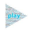 PLAY Tag Cloud (watch view video icon media player live music) PLAY Tag Cloud (watch view video icon media player live music)