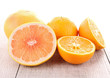 canvas print picture - grapefruit