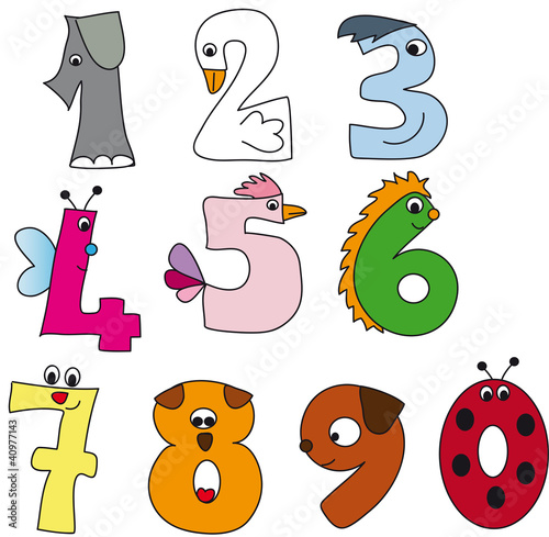 Illustration: numbers numbers
