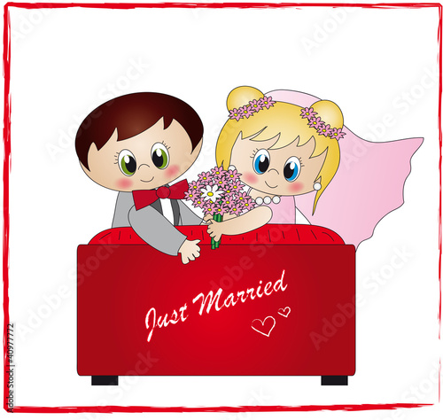 Illustration: Just married Just married