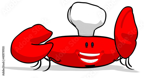 Illustration: Crabe chef Crabe chef