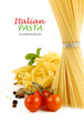 Italian Pasta with tomatoes, paprika and basil Italian Pasta with tomatoes, paprika and basil