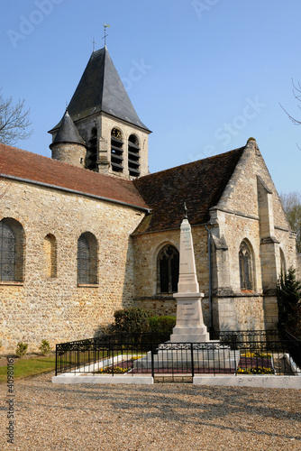 Foto: France, the church of Aincourt in Val d Oise France, the church of Aincourt in Val d Oise