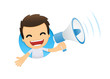 funny cartoon casual man