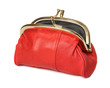 Red wallet.