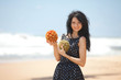 Fashion woman on the beach