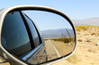 Straight road in reflection