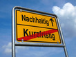 Photo: Schild Nachhaltig Schild Nachhaltig