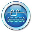 Illustration: Swimming pool icon Swimming pool icon