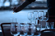 Photo: Lighting up a candle in a modern restaurant Lighting up a candle in a modern restaurant