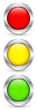 3 Buttons Traffic Light