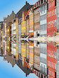 Nyhavn Touristic Area in Copenhagen