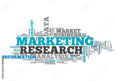 Illustration: Word Cloud "Marketing Research" Word Cloud "Marketing Research"