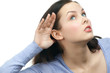 Girl listening gossip