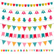 Bunting and garland set