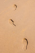 Fußabdrücke im Sand