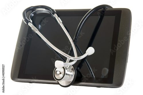 Foto: Tablet Pc and Stethoskop Tablet Pc and Stethoskop