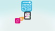 Apps on Tablet Computer Intro Animation with Alpha Matte Apps on Tablet Computer Intro Animation with Alpha Matte