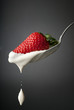 Red strawberry drip
