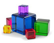 colored cubes