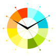 Vektor: Creative clock design Creative clock design