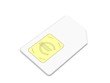 Carte sim avec symbole euro Carte sim avec symbole euro
