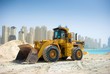 Construction tractor in Dubai, United Arab Emirates