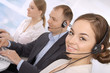 Photo: Group of successful customer service representatives Group of successful customer service representatives