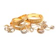 Golden jewelry