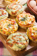 Mini quiche with spinach and vegetables Mini quiche with spinach and vegetables