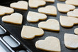 Cookies on baking sheet