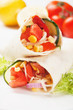 Vegetarian tortilla wraps Vegetarian tortilla wraps