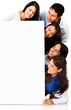 Group of people with poster