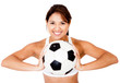 Female football player