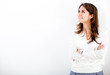 Thoughtful businesswoman Thoughtful businesswoman