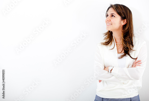 Photo: Thoughtful businesswoman Thoughtful businesswoman