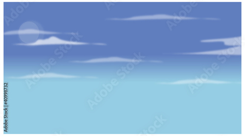 Vector: Blue sky Blue sky