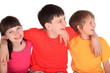 Foto: Happy sister and brothers Happy sister and brothers