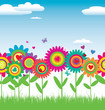 Seamless Floral card vector illustration Seamless Floral card vector illustration