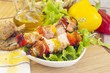 Grilled salmon with pepper