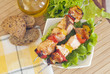 Grilled salmon with salmon