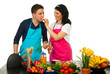 Couple in kitchen