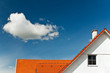 Haus Dach Himmel Wolke
